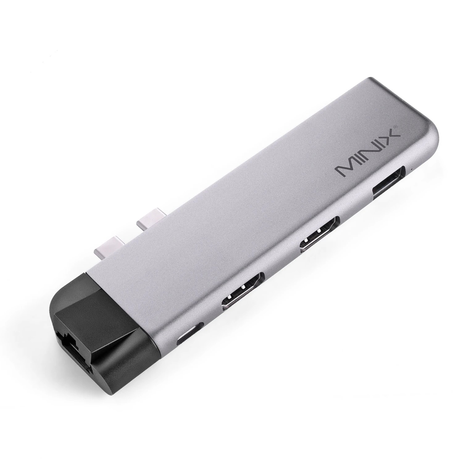 MINIX USB-C DUAL-HEAD MULTIPORT ADAPTER 2 X HDMI SILVER MINIX NEO-C-DHSI